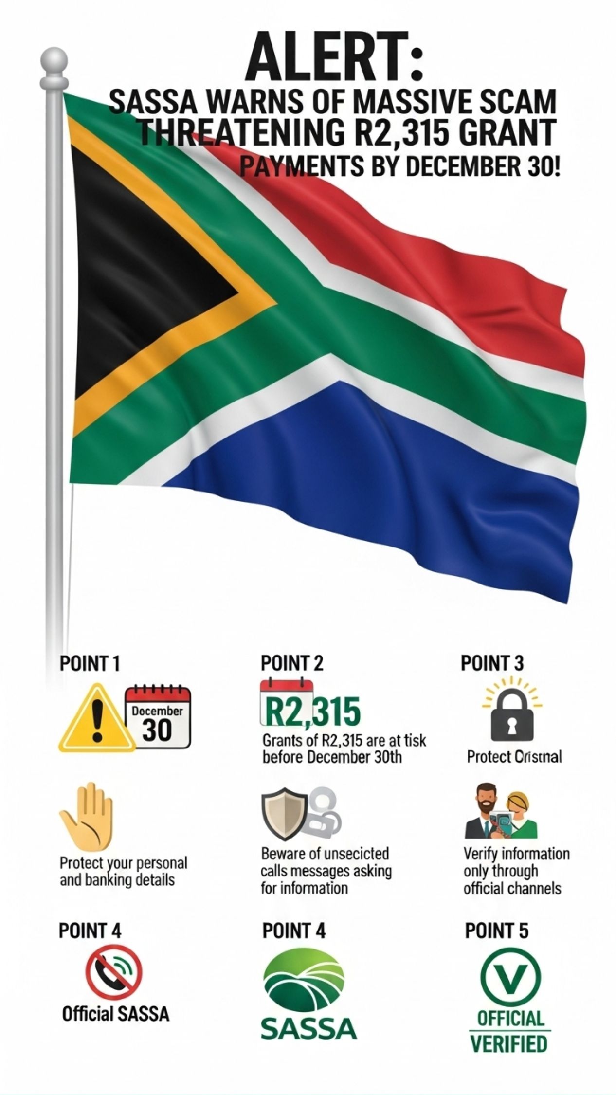 Alert SASSA Warns of Massive Scam