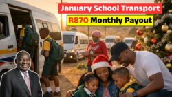 1 January 2026 Marks the Start of R870 School Transport Funds: Learn How to Secure Your Monthly Payout