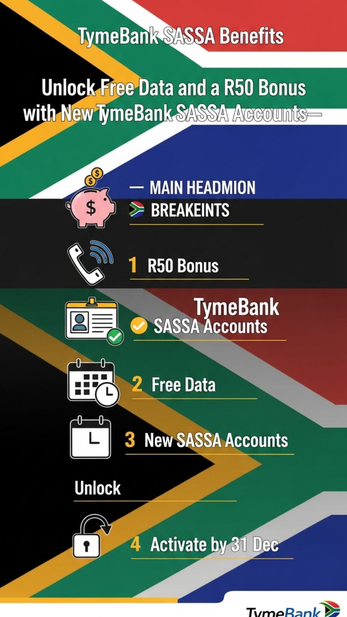  New TymeBank SASSA Accounts