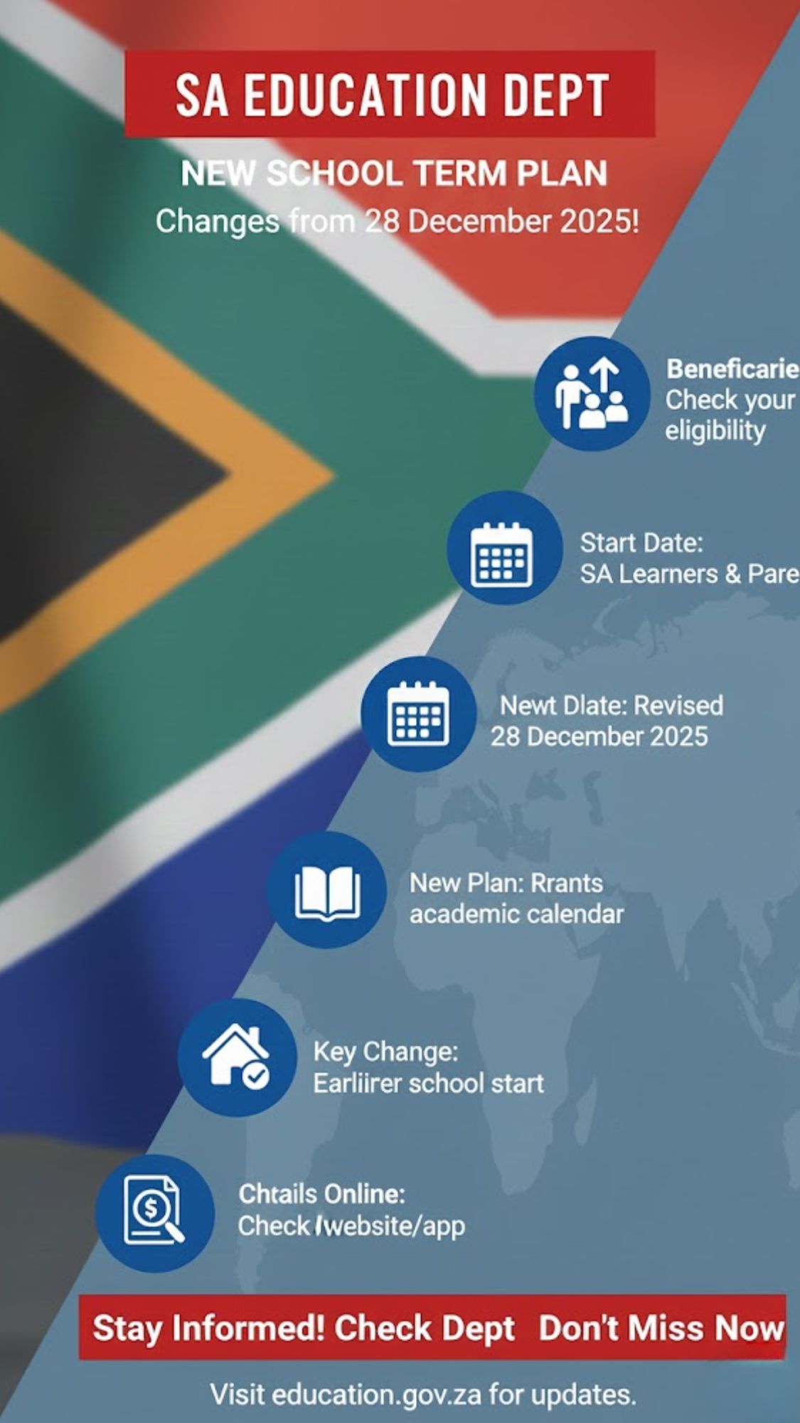 SA Learners Face Surprising Change