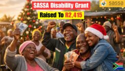 SASSA Increases Disability Grant to R2,415 with Extra R100 Nationwide on 26 December!