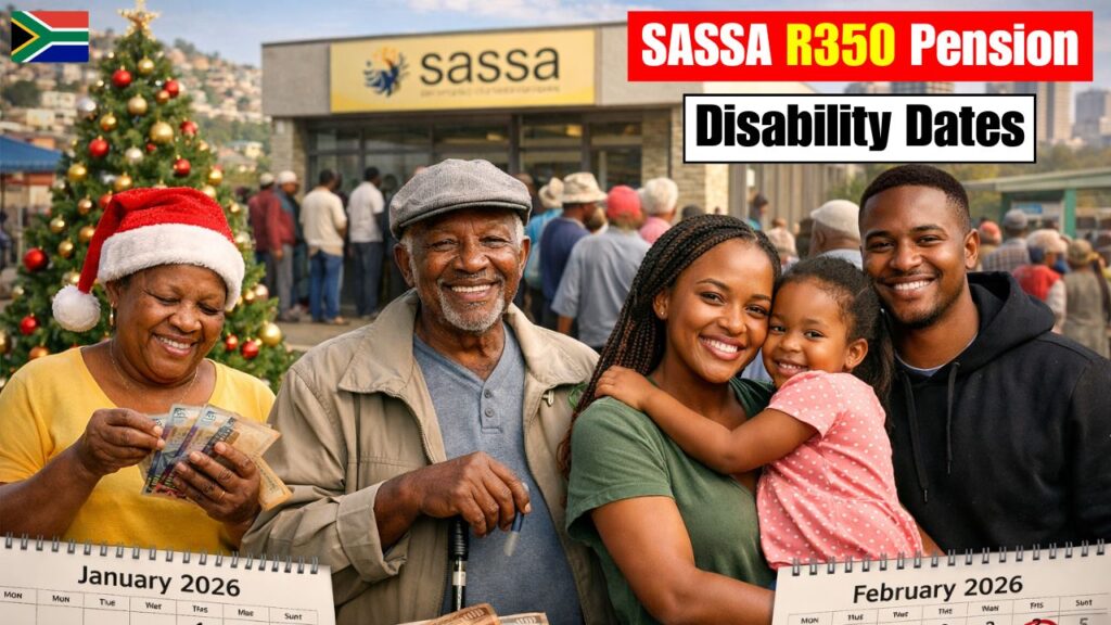 SASSA R350 Pension Disability Dates