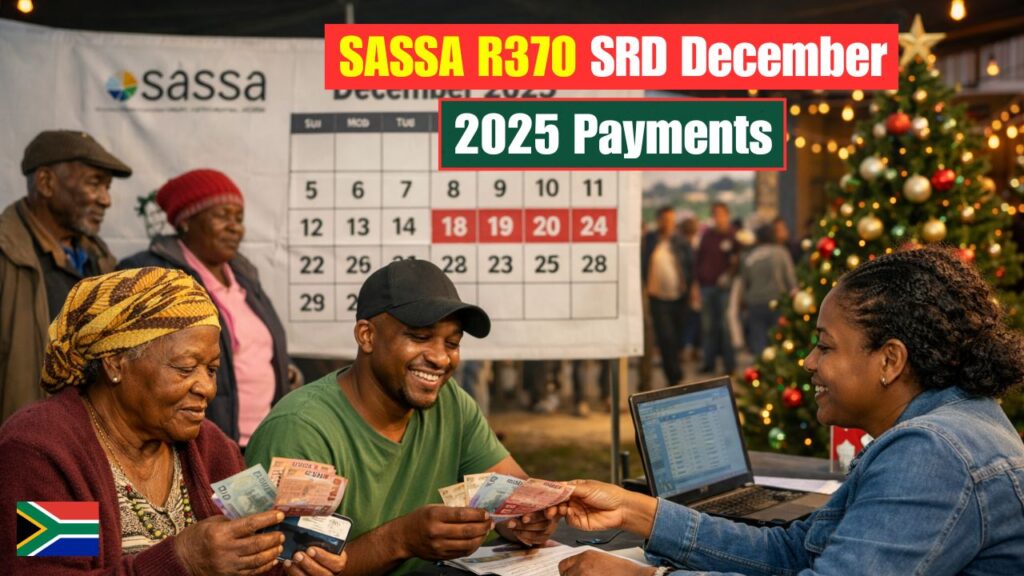 SASSA R370 SRD December 2025 Payments
