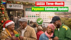 SASSA 3-Month Calendar Update: December to February 2025–26 Payment Dates and Verification Checks
