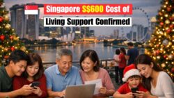 S$600 Cost-of-Living Benefit Set for December 2025 – Singapore as Families Monitor Payment Timings and Verification Steps
