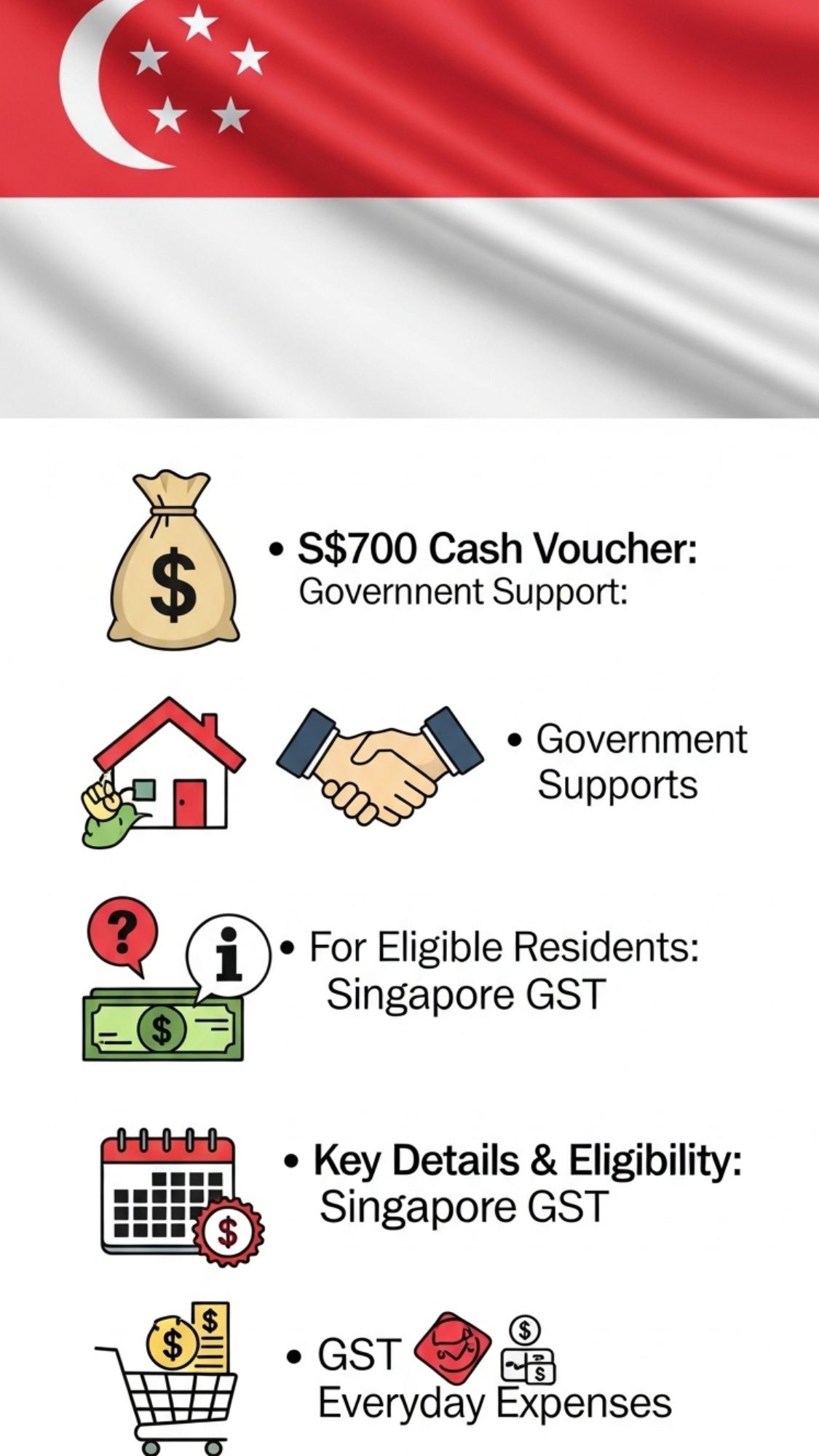 Singapore GST Cash Voucher