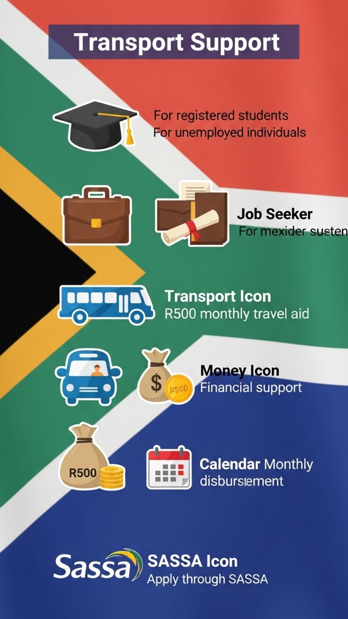 Unlock R500 Monthly for Transport